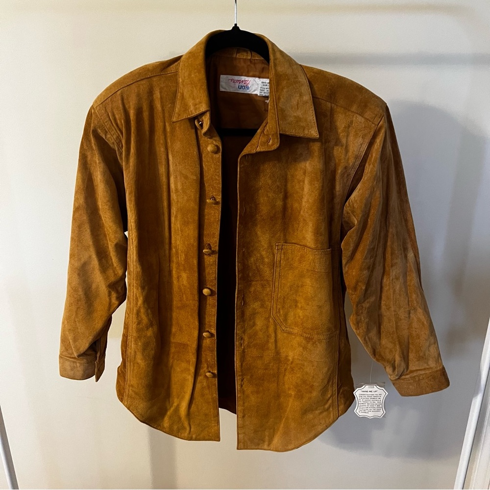 Suede leather top